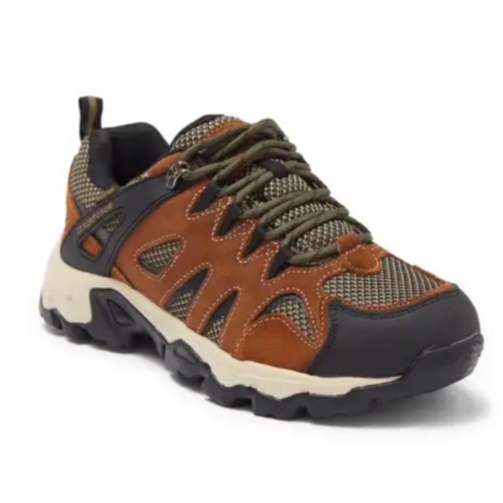 Zeroxposur Mens Colorado Lo Top Waterproof Hiker Sneakers Leather Upper 11.5M